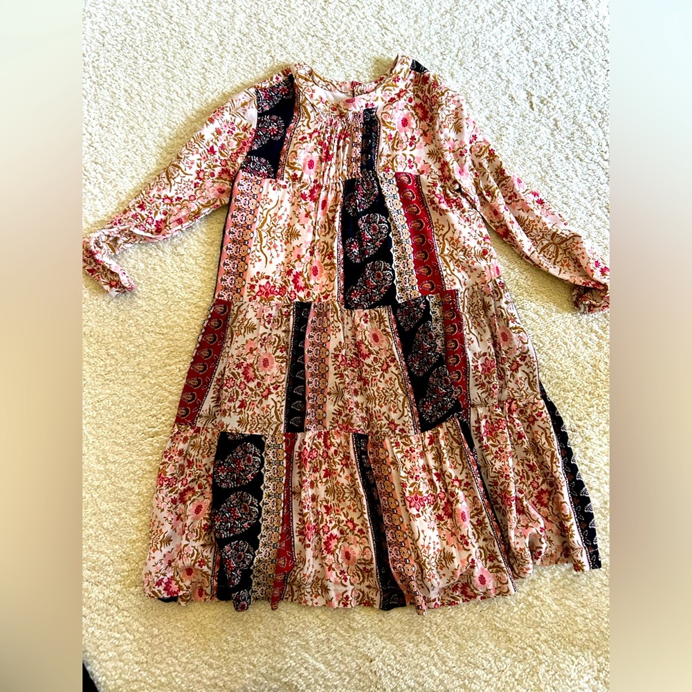 Zara patchwork dress